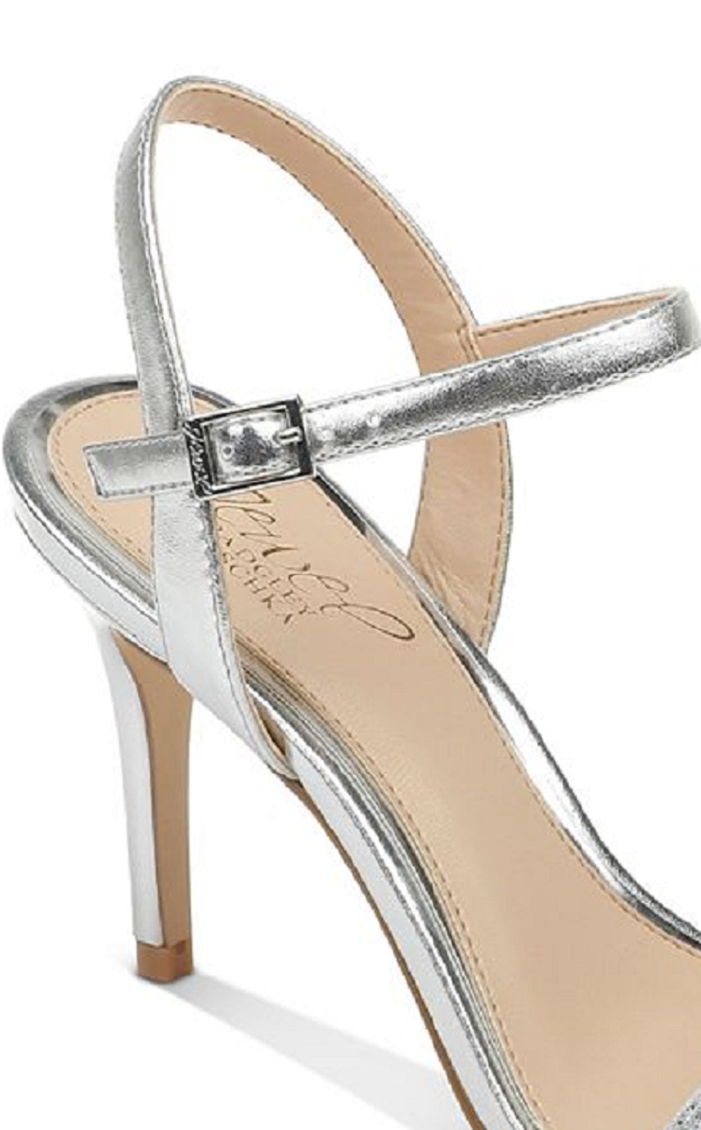 Badgley Mischka Women's Natasha Evening Heels Gray Size 9.5