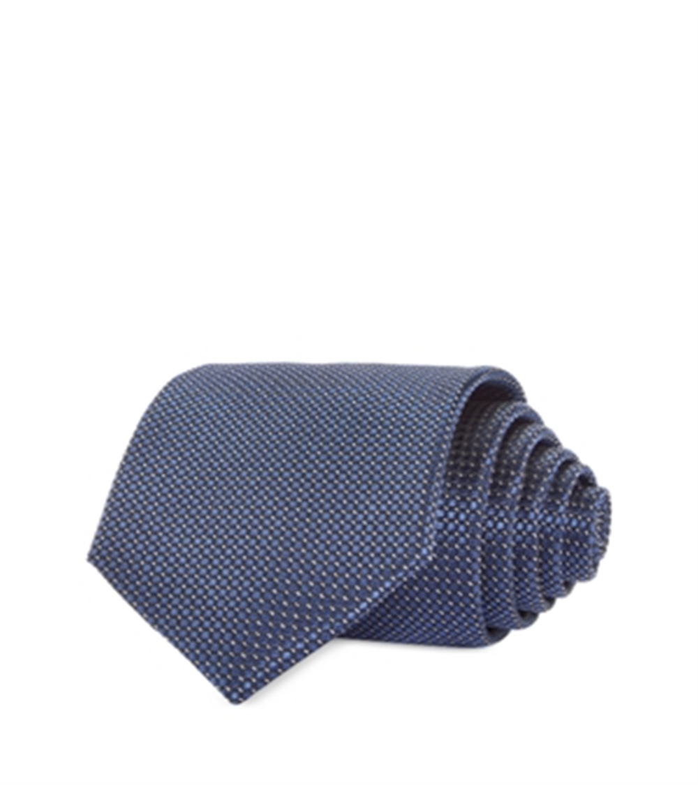 The Men's Store at Bloomingdale's Dot Micro Neat Silk Classic Tie Size 8