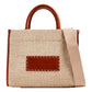 Versace - Women's Athena Raffia Leather Small Shopper Tote Bag