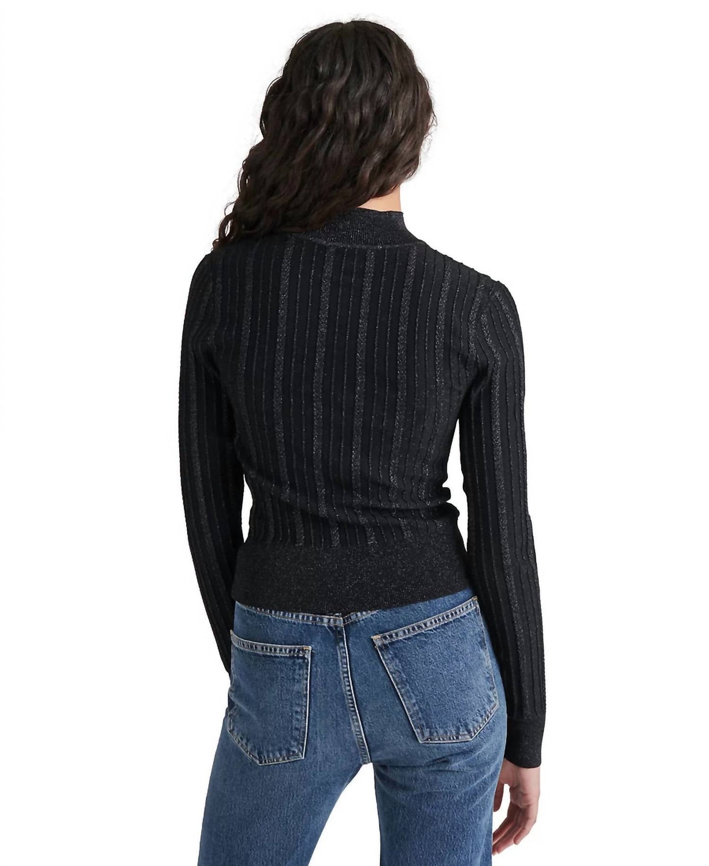 Steve Madden - Metallic Mockneck Sweater