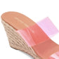 André Assous Women's Andrea Open Toe Casual Platform Sandals Pink Size 8