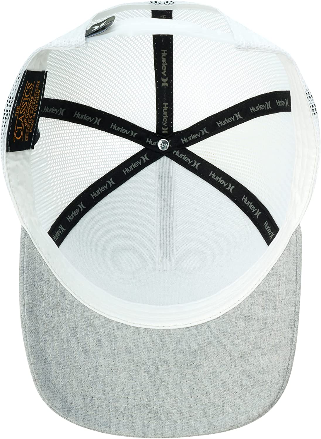 Hurley Men's Icon Slash Trucker Hat Gray Size Regular