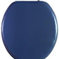 J&V Textiles Soft Round Toilet Seat With Easy Clean & Change Hinge, Padded