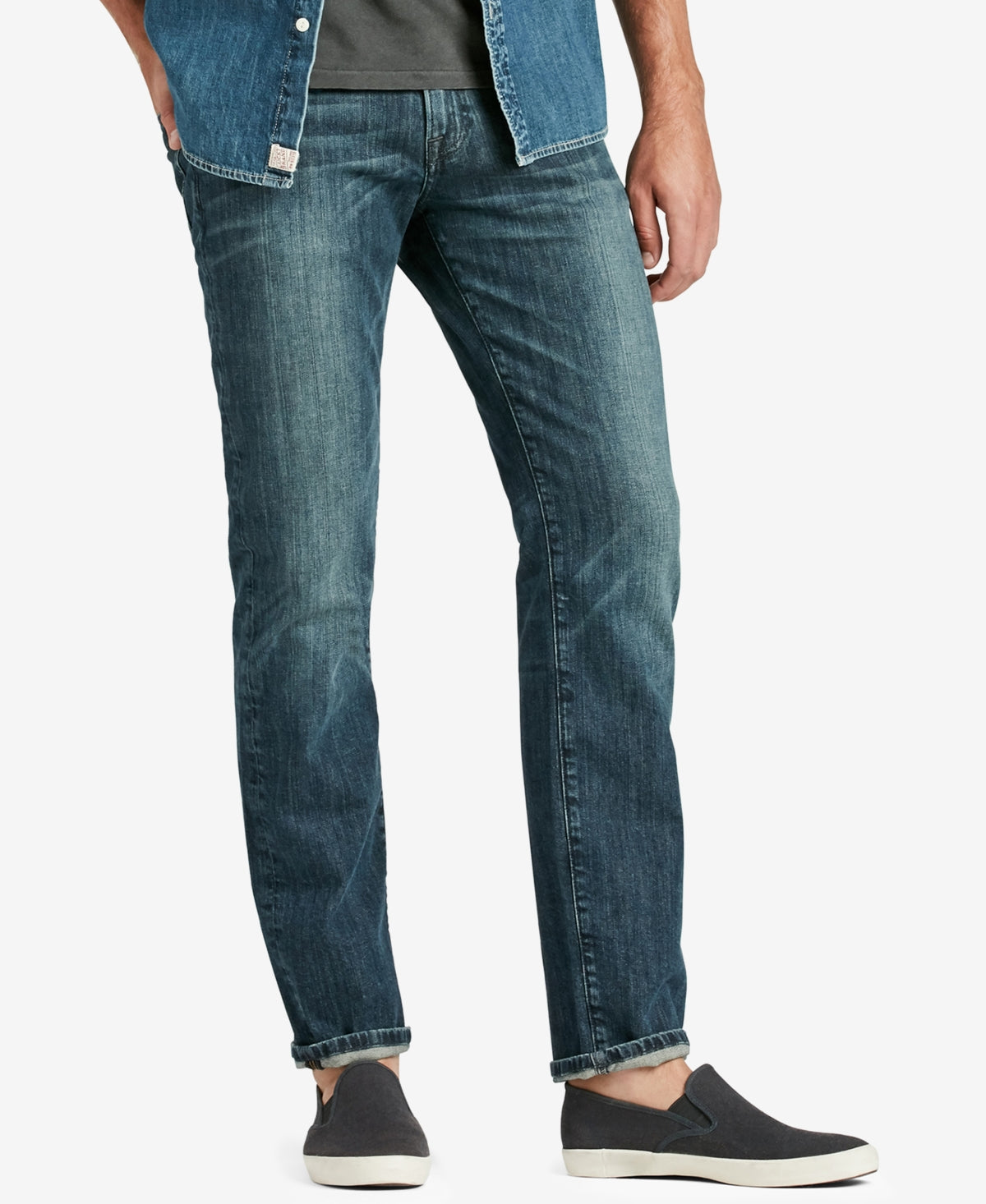 Lucky Brand Men's 221 Original Straight Fit Stretch Jeans Blue Size 30X32