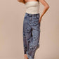 Bibi - Denim Washed Star Patched Jeans