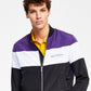 A|X Armani Exchange Men's Colorblock Bomber Jacket Black Size Large