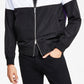 A|X Armani Exchange Men's Colorblock Bomber Jacket Black Size Large