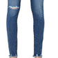 Jaen Women's Ashley High Rise Skinny Jeans Blue Size 28