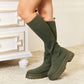Zenana - WILD DIVA Footwear Knee High Platform Sock Boots
