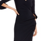 Chiara Boni La Petite Robe Women's Zalfa Column Gown Black Size 12