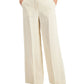 Weekend Max Mara Women's Andreis Linen Wide Leg Pants Brown Size 14