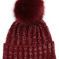 kyi-kyi-chunky-wool-blend-beanie-with-faux-fur-pom-bordo