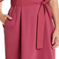 Weekend Max Mara Women's Belted T-Shirt Dress Pink Size Large