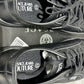 Versace Men's Jeans Couture Vitello + Scritta Sneakers Black Size 12