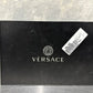 Versace Men's Jeans Couture Vitello + Scritta Sneakers Black Size 12