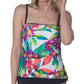 Maxine Of Hollywood - Ruffled Tankini Top