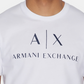 AX Armani Exchange Men's Graphic Print Logo T-Shirt White Size XL