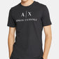 A|X Armani Exchange Men's Graphic Print Logo T-Shirt Black Size X-Large
