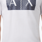 AX Armani Exchange पुरुषों की फाउंडेशन ट्रायंगुलेशन टी-शर्ट, सफ़ेद, साइज़ M