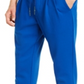 AX Armani Exchange Men's Athletic Straight Fit Pleated Logo Print Sweatpants Blue Size Medium