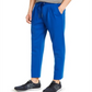 AX Armani Exchange Men's Athletic Straight Fit Pleated Logo Print Sweatpants Blue Size X-Large