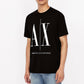 A|X Armani Exchange Men's Icon Logo Cotton Graphic Tee Black Size Small