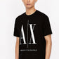 A|X Armani Exchange Men's Icon Logo Cotton Graphic Tee Black Size Small