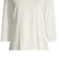 Weekend Max Mara Women's Boat Neck 3/4 Sleeve Top White Size Medium