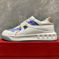 Valentino Garavani Women's One Stud Holographic Sneaker In Iridescent White Size 7
