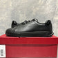 Salvatore Ferragamo Men's Cube Sneaker Black Size 10 M