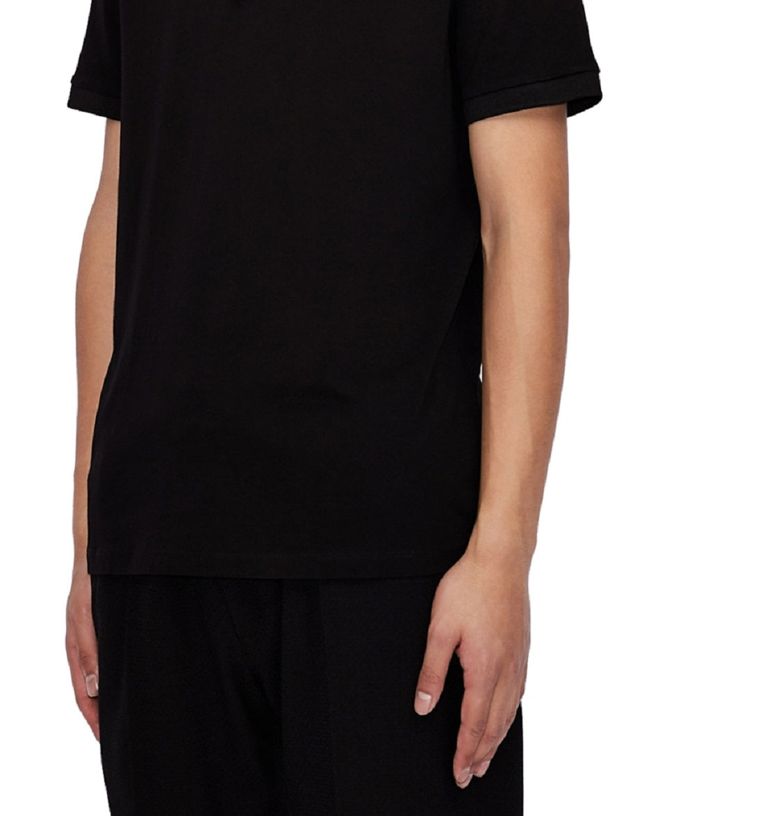 A|X अरमानी एक्सचेंज पुरुषों का मिलानो न्यू यॉर्क लोगो पोलो ब्लैक साइज XX-लार्ज