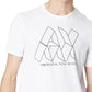 Armani Exchange Men's Logo Graphic Tee White Size Medium