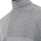 A|X Armani Exchange Men's Colorblocked Turtleneck Sweater Gray Size Large