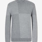 A|X Armani Exchange Men's Colorblocked Turtleneck Sweater Gray Size Large