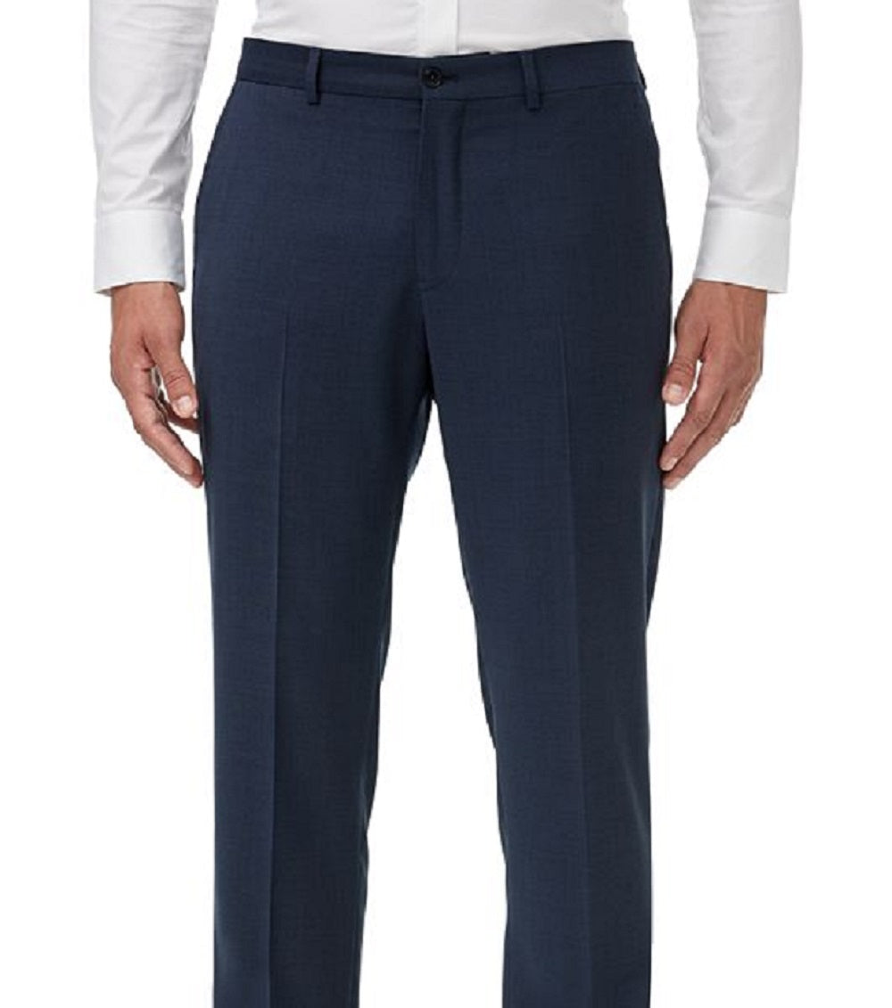 AX Armani Exchange Men's Slim Fit Birdseye Suit Separate Pants Blue Size 34X30