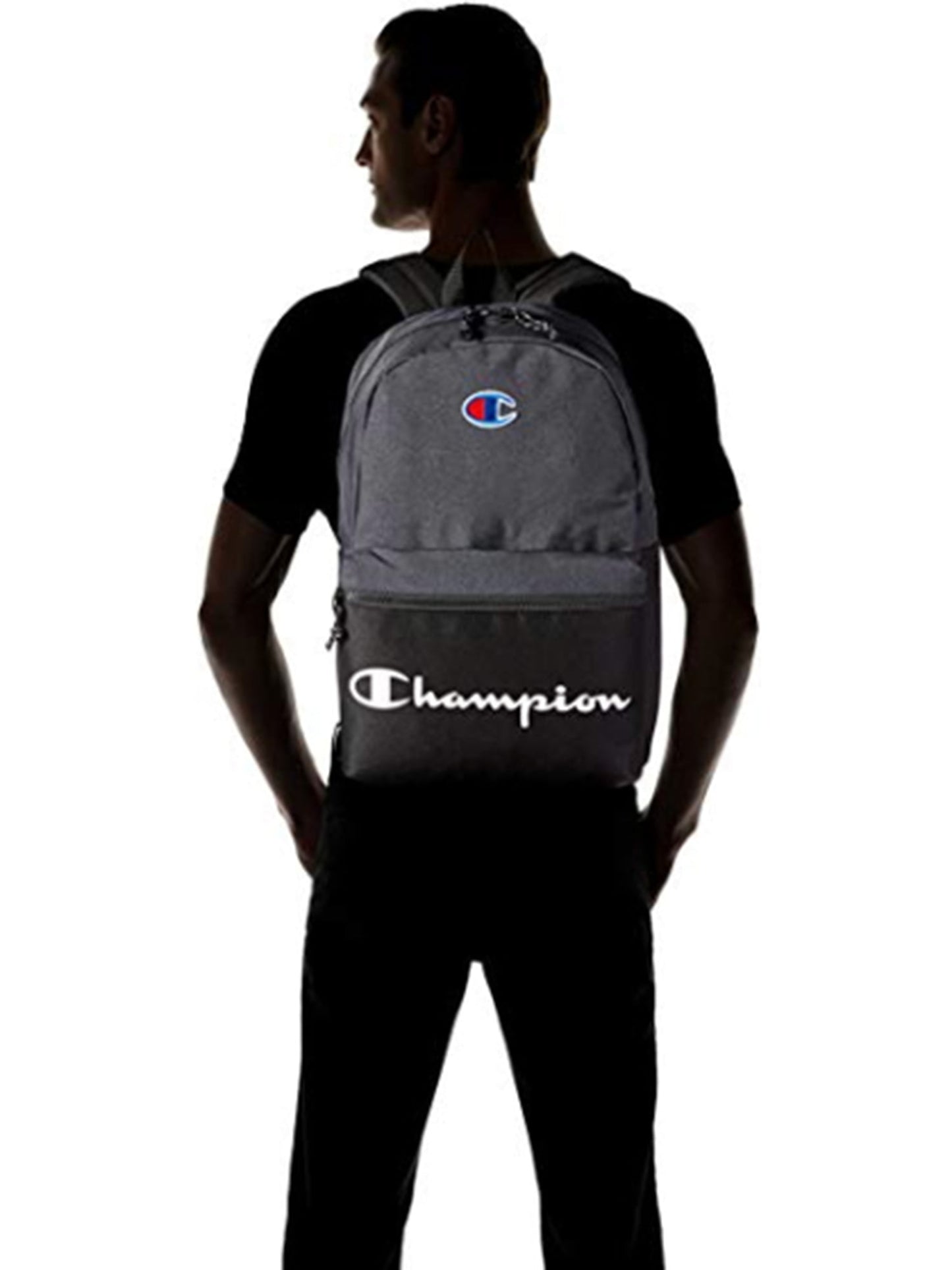 Champion Unisex Adult Manuscript Backpack Black Size Regular