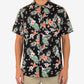 Hurley Men's Wedge Woven Short Sleeve Button Up Shirt Black Size Medium