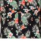 Hurley Men's Organic Wedge Short Sleeve Button Up Shirt Black Size Small