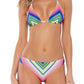 Becca Women's Blue Santa Catarina Bikini Bottoms Size Large