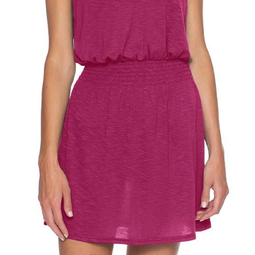 Becca Women's Breezy Cover Up Dress Red Size Medium
