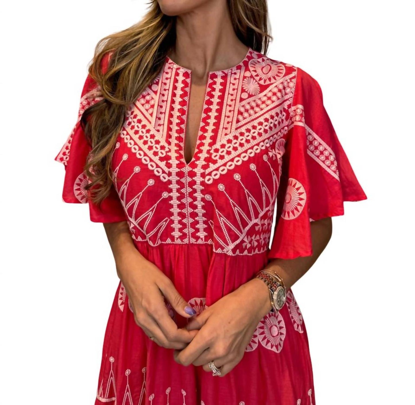Oliphant - V-Neck Maxi Dress