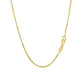 14k Yellow Gold Round Box Chain 1.35 mm