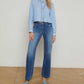 L'Agence - Cosette Cropped Poplin Shirt