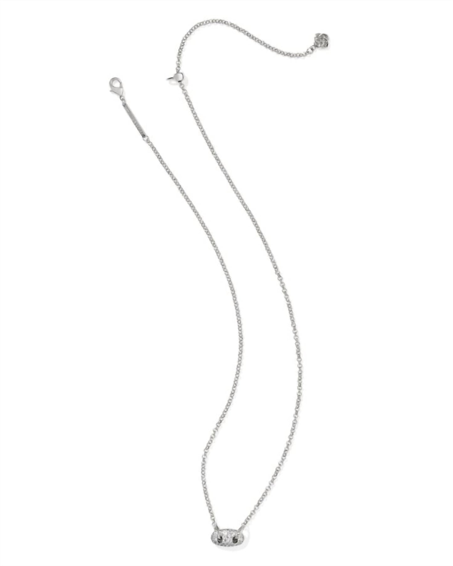 Kendra Scott - Women's Bailey Pave Short Pendant Necklace