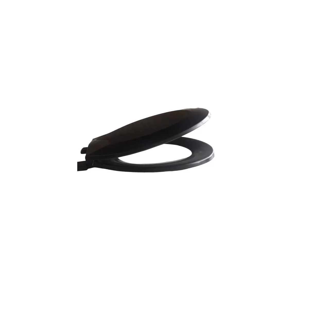Hard Plastic Toilet Seat With Beveled Edges