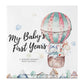 KeaBabies Baby Boy's and Girl's First Years Memory Book White Size Regular