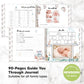 KeaBabies Baby Boy's and Girl's First Years Memory Book White Size Regular