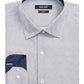 Nine West Men's Slim Fit Dot Print Dress Shirt White Size 15X32