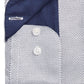 Nine West Men's Slim Fit Dot Print Dress Shirt White Size 15X32