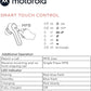 Motorola Moto Buds 085-ट्रू वायरलेस ब्लूटूथ ईयरबड्स जिसमें माइक्रोफ़ोन और USB-C चार्जिंग केस है - IPX5 जल प्रतिरोधी, स्मार्ट टच-कंट्रोल, हल्का आरामदायक-फिट, स्पष्ट ध्वनि और गहरा बेस - काला